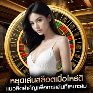 หยุดเล่นสล็อตเมื่อไหร่ดี แนวคิดสำคัญเพื่อการเล่นที่เหมาะสม